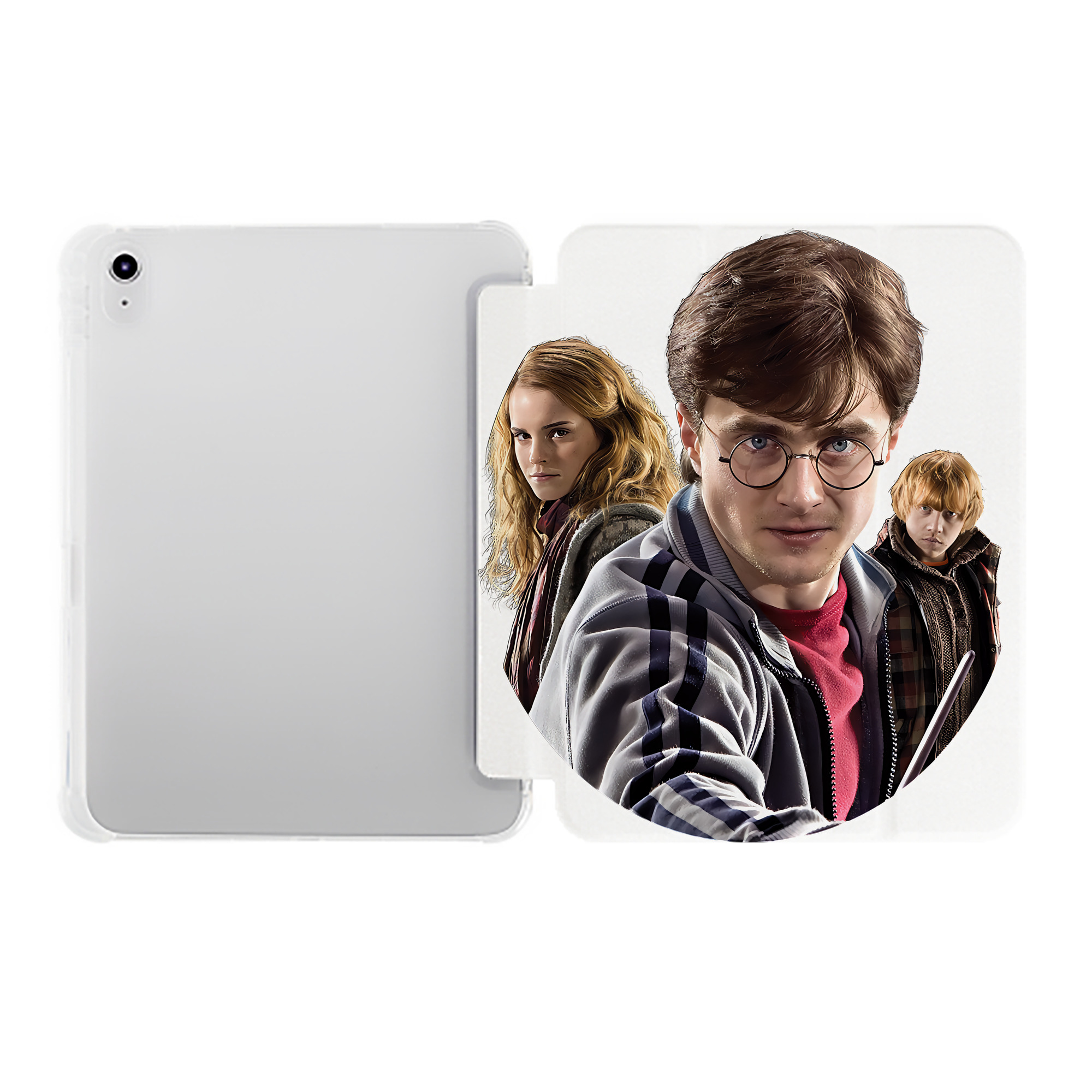 （画像用） Harry Potter ハリー・ポッターシリーズ IPad ケース ペン収納付き 三つ折りスタンド PUレザー×シリコン 対応機種9.5/10.5/10.9インチ